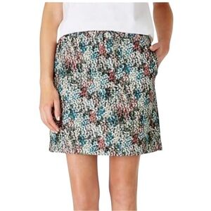 Pure Jill Multicolor Patterned Skort